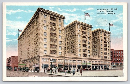 Cartolina multnomah hotel - cartolina,