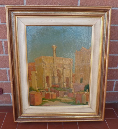 Quadro olio tavola luigi - quadro,