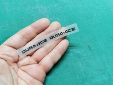 Coppia braccio manovella Shimano Dura Ace 7400 X2 adesivo decalcomania adesiv...