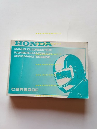 Honda cbr 600 - honda, manuale