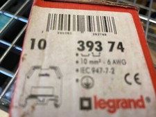 10 x LEGRAND 39374, MORSETTIERA VIKING 3, 10A, NUOVO