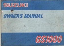 SUZUKI GS1000,GS1000H,GS1000