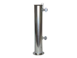 Tubo ferro zincato per base - in,
