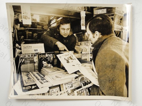Rome italy newsstand vendor - newsstand,