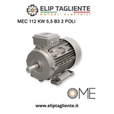 MOTORE TRIFASE MEC 112 KW 5.5