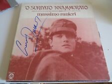 LP "O' SURDATO INNAMORATO" di MASSIMO RANIERI, AUTOGRAFO ORIGINALE