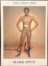 Mark Spitz leggenda 7 medaglie oro Monaco '72 autografo originale a mano su foto