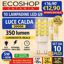10X G9 Lampada G9 a LED  5W AC