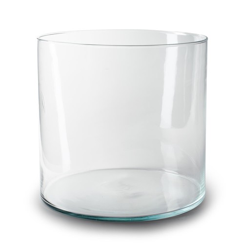 Vaso vetro cilindrico - vaso,