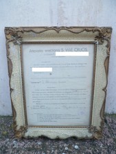 Attestato Erezione S. Via Crucis Religione Cattolica