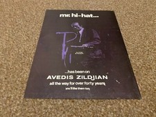 JBF62 ADVERT 11X8 JO JONES AT NEWPORT WITH AVEDIS ZILDJIAN CYMBALS