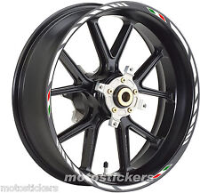Aprilia Dorsoduro 750 - Adesivi Cerchi – Kit ruote modello racing tricolore