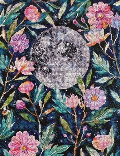 Kit punto croce moon secrets - kit,