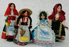 Piccole Bambole da Collezione Firenze VENEZIA Vintage Abiti Tradizionali SICILIA