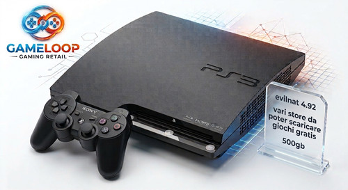 Ps3 slim 500gb con giochi...