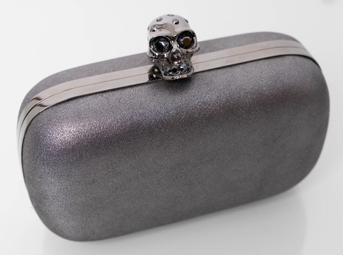 Alexander mcqueen skull clutch - skull,