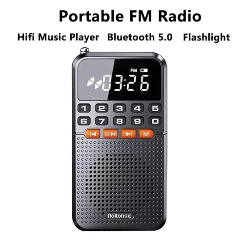 Radio mini portatile - fm, con