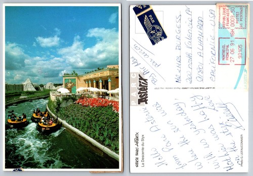 Cartolina parc astérix - parc, la