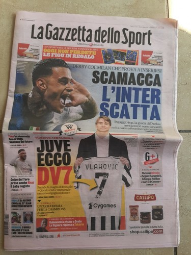 Gazzetta 1st day dusan - gazzetta,