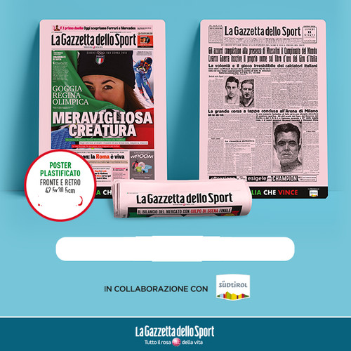 Poster prima pagina gazzetta - pagina,