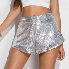 Pantaloni Donna Strass Corti