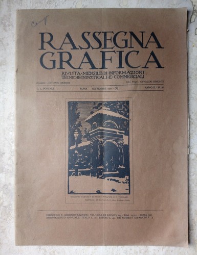 Rivista rassegna grafica - 🔵,