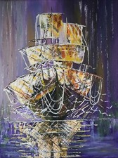 QUADRO  DIPINTO A MANO