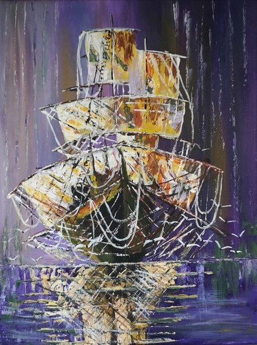 Quadro dipinto mano - quadro,