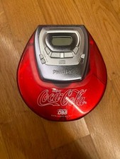 FUNZIONA LETTORE PORTATILE CD PHILIPS Enjoy Coca Cola AZ7911 +CUFFIE standard