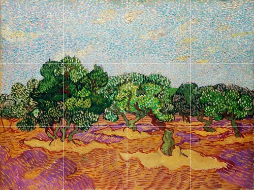 Pannello ceramica mosaico - , di