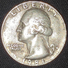 Moneta da quarto di dollaro USA 1981 + moneta da quarto di dollaro 1994