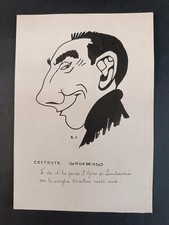 caricatura Costante Girardengo