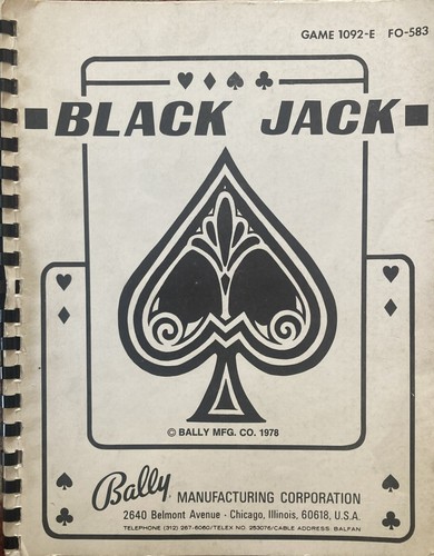 Manuale macchina video poker