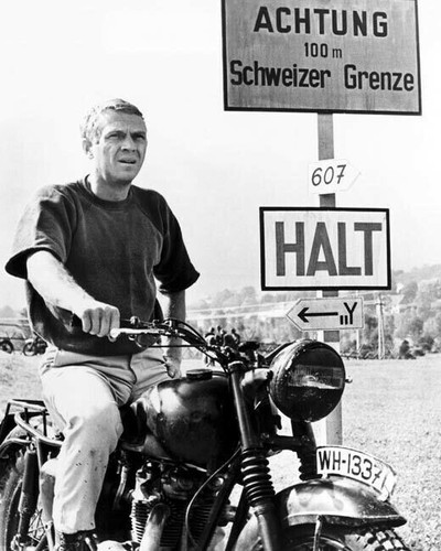 Steve mcqueen siede cavallo - steve,
