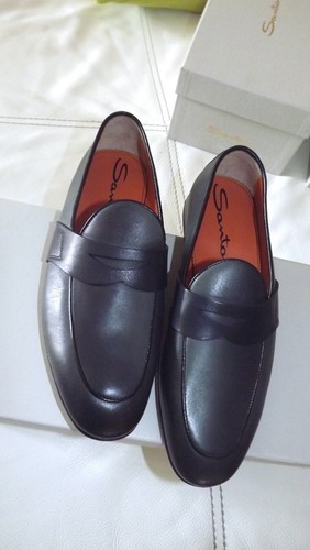 Santoni mocassini pelle fatte - santoni,