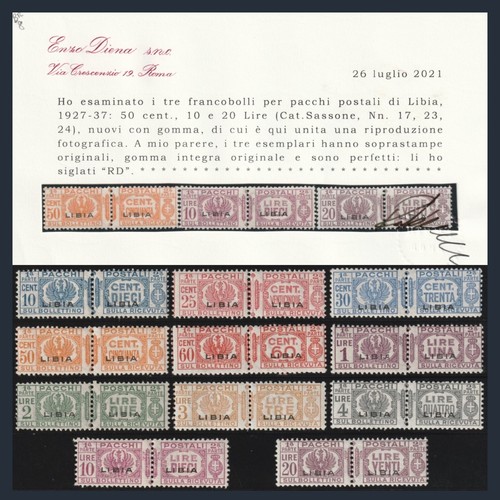 Colonie italiane 1927 libia - colonie, 1927-37