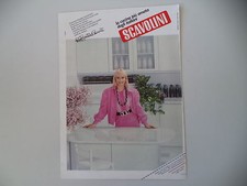 advertising Pubblicità 1985 CUCINA SCAVOLINI e RAFFAELLA CARRA'