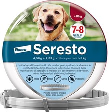 Elanco Seresto Collare Antiparassitario per Cani Oltre 8 Kg - Protezione Fino a