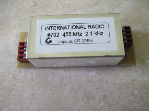 Filtro ssb inrad 702 1khz - ssb, 2.1khz