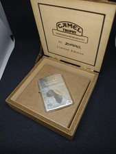 Accendino Zippo Trofeo Cammello Vintage Edizione Limitata con Scatola in Legno Made in 1991