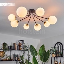 Lampada a sfera oro/nero