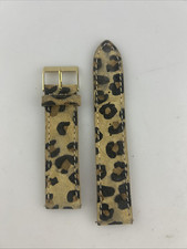 Cinturino Orologio Guess Donna Pelle Attacco Ansa 20mm Marrone Leopardato Fibbia