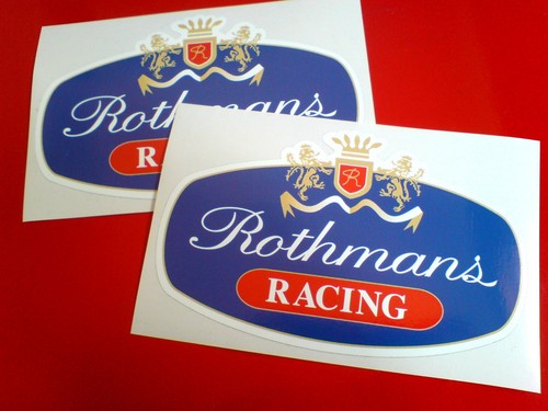 Adesivi rothmans racing rosso - rothmans,