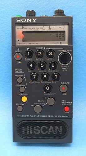 Sony icf pro80 word banda - sony, icf-pro80