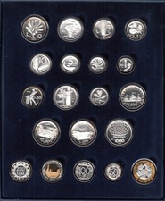 Cofanetto Editalia Storia Della Lira Zecca con 20 Monete in Argento + garanzia