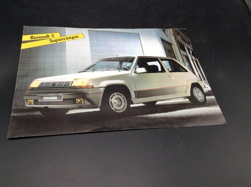 Depliant auto vintage renault - depliant,