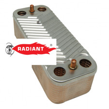 Scambiatore Sanitario 20 piastre Caldaie Radiant 43166LP ex 20047LA RBA, RCM,RHR