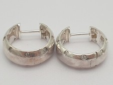 Argento Zirconi Orecchini a