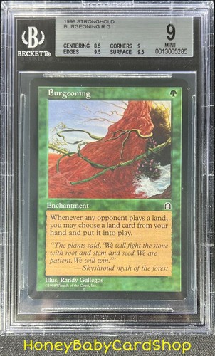 Mtg stronghold 1998 - mtg, burgeoning