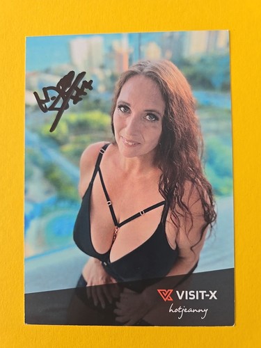 Hot jeanny autografo firmato - autografo,